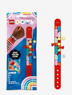 Regnbåge – armband med berlocker - lego® dots - multicolor