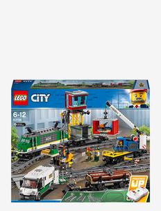 Cargo Train RC Battery Powered Toy Track Set - lego® city - multicolor