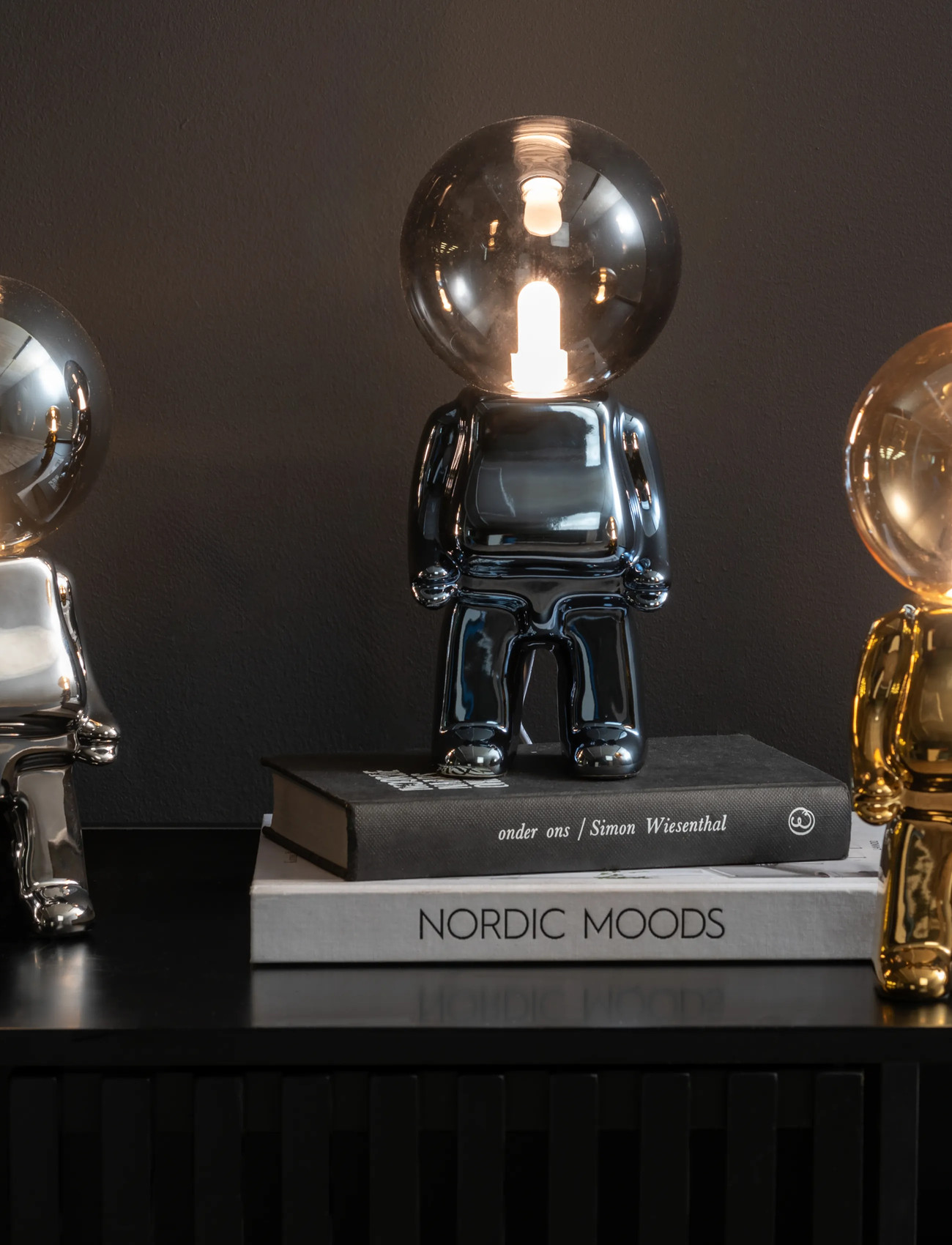 Leitmotiv Table Lamp Ross Led, H27 cm, Silver, Belysning > Bordlamper, Børn