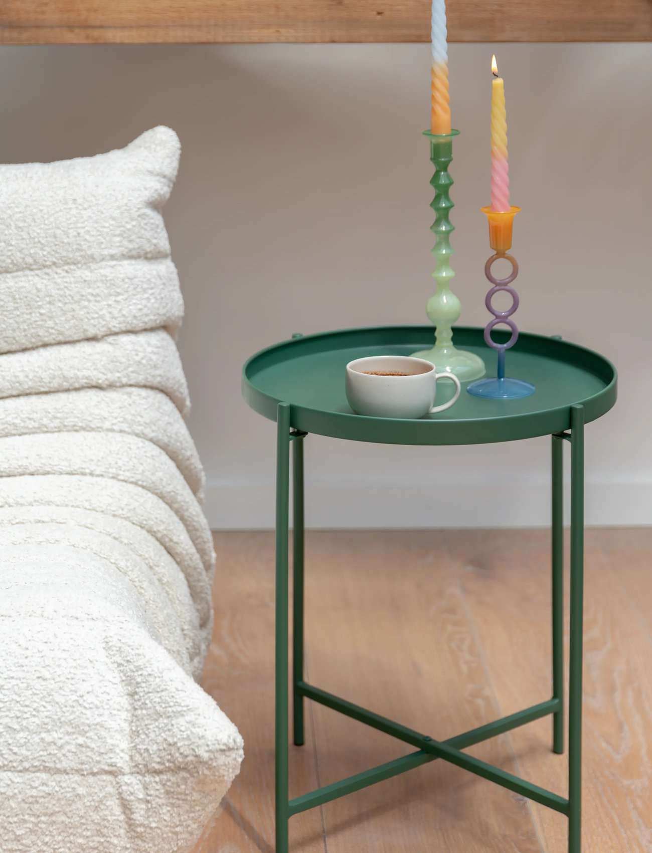 Leitmotiv Side Table Meseta, H49 cm, Green, Borde > Sideborde Og Små Borde, Unisex