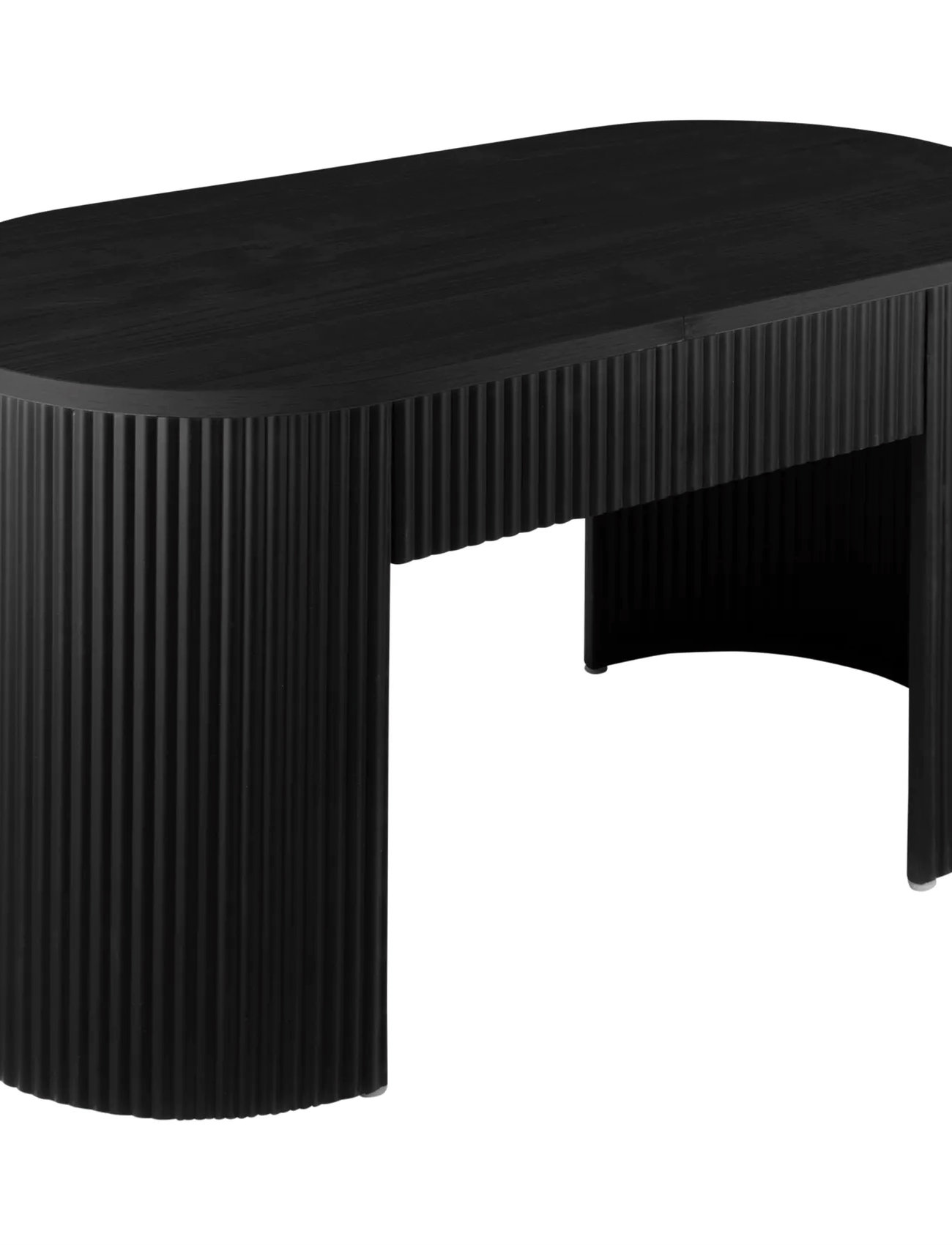 Leitmotiv Bench Estriado, H42 cm, Black, Stole Og Skamler > Skamler Og Bænke, Unisex