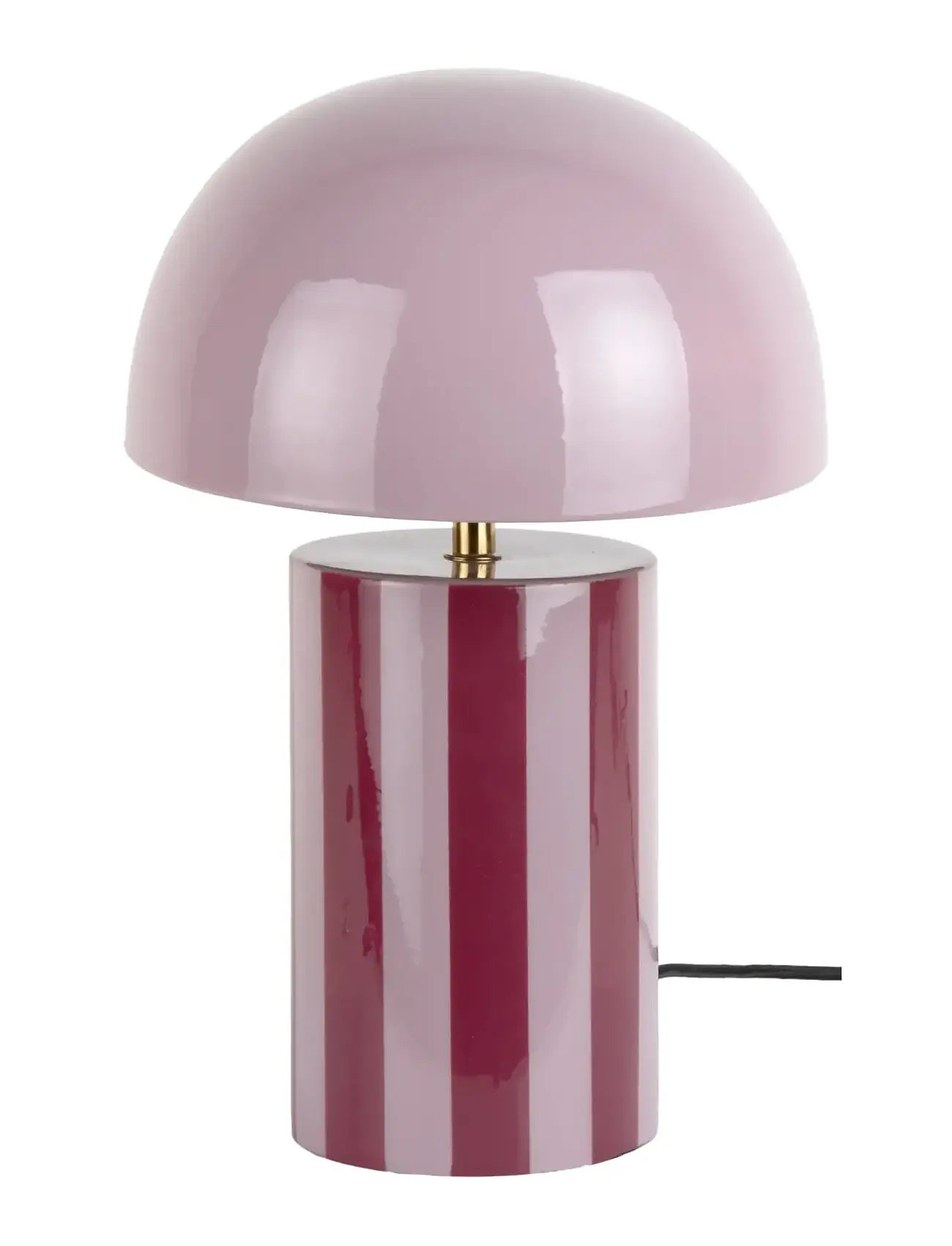 Leitmotiv Table Lamp Rayado, H34 cm, Pink, Lamper > Bordlamper, Unisex