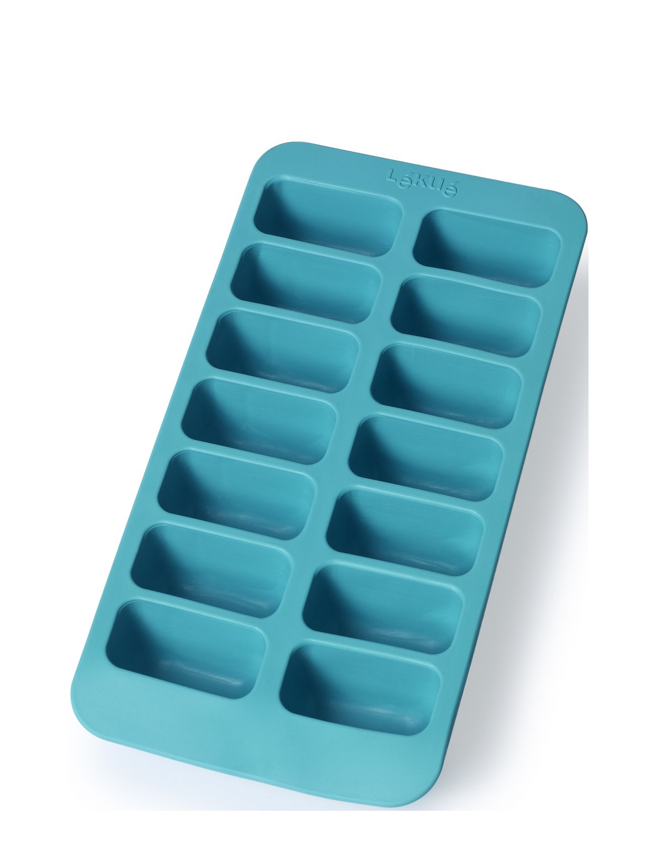Isterningbakke Rektangulære Isterninger M Låg Home Tableware Dining & Table Accessories Ice Trays Blue Lekué