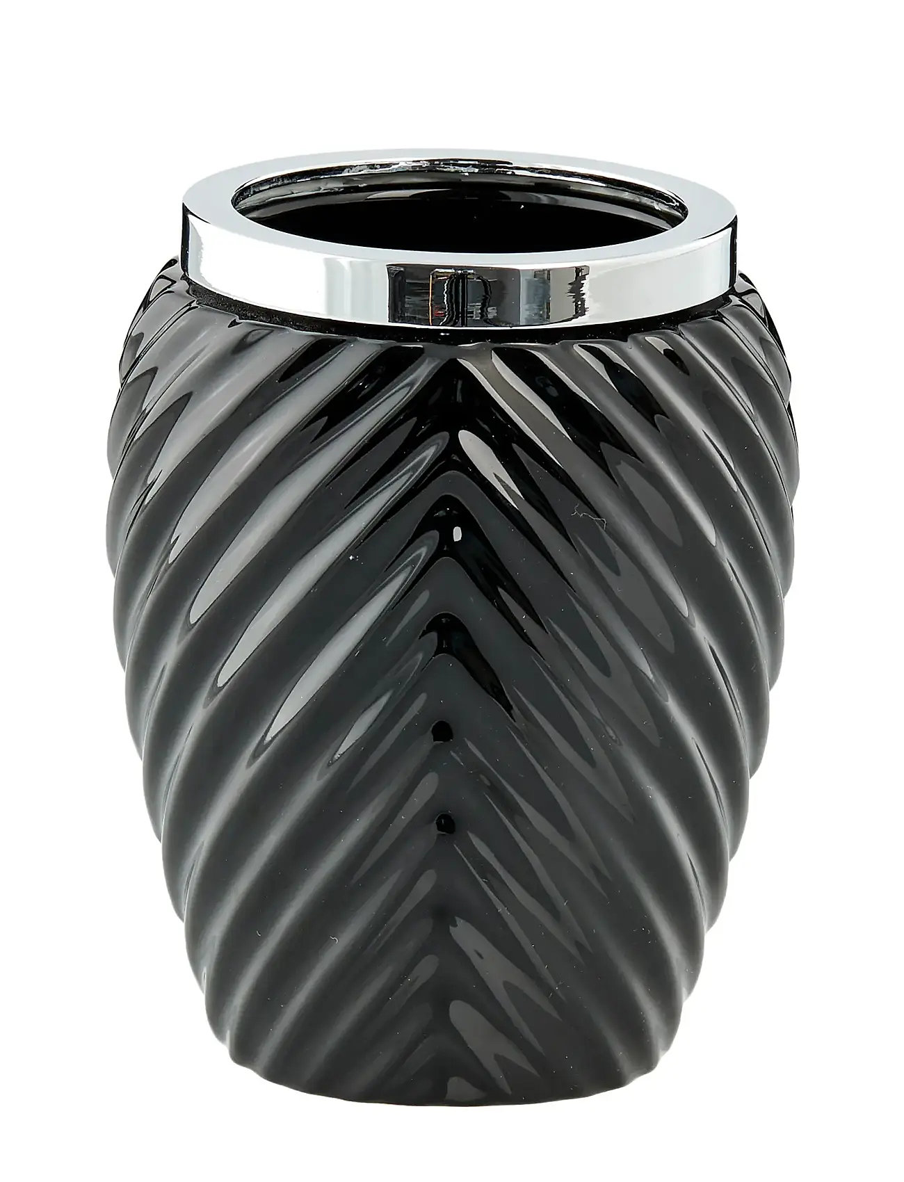 Lene Bjerre Milda Tumbler, 8.5X8.5X11, Black, Badeværelsesinteriør > Tandbørsteholder, Unisex
