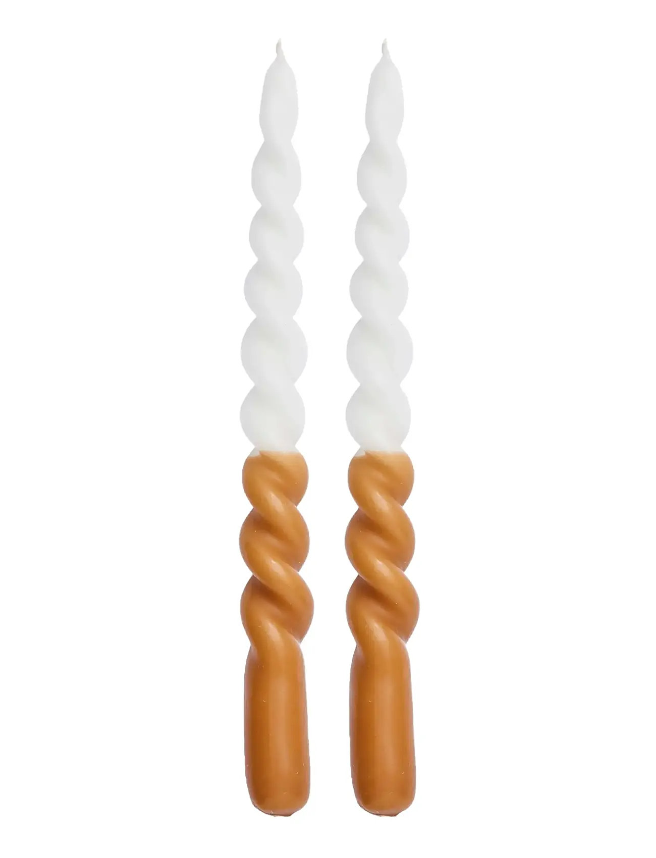 Lene Bjerre Twisted Taper Candle, 2.2X2.2X25, Multi/patterned, Dekoration > Stearinlys, Unisex