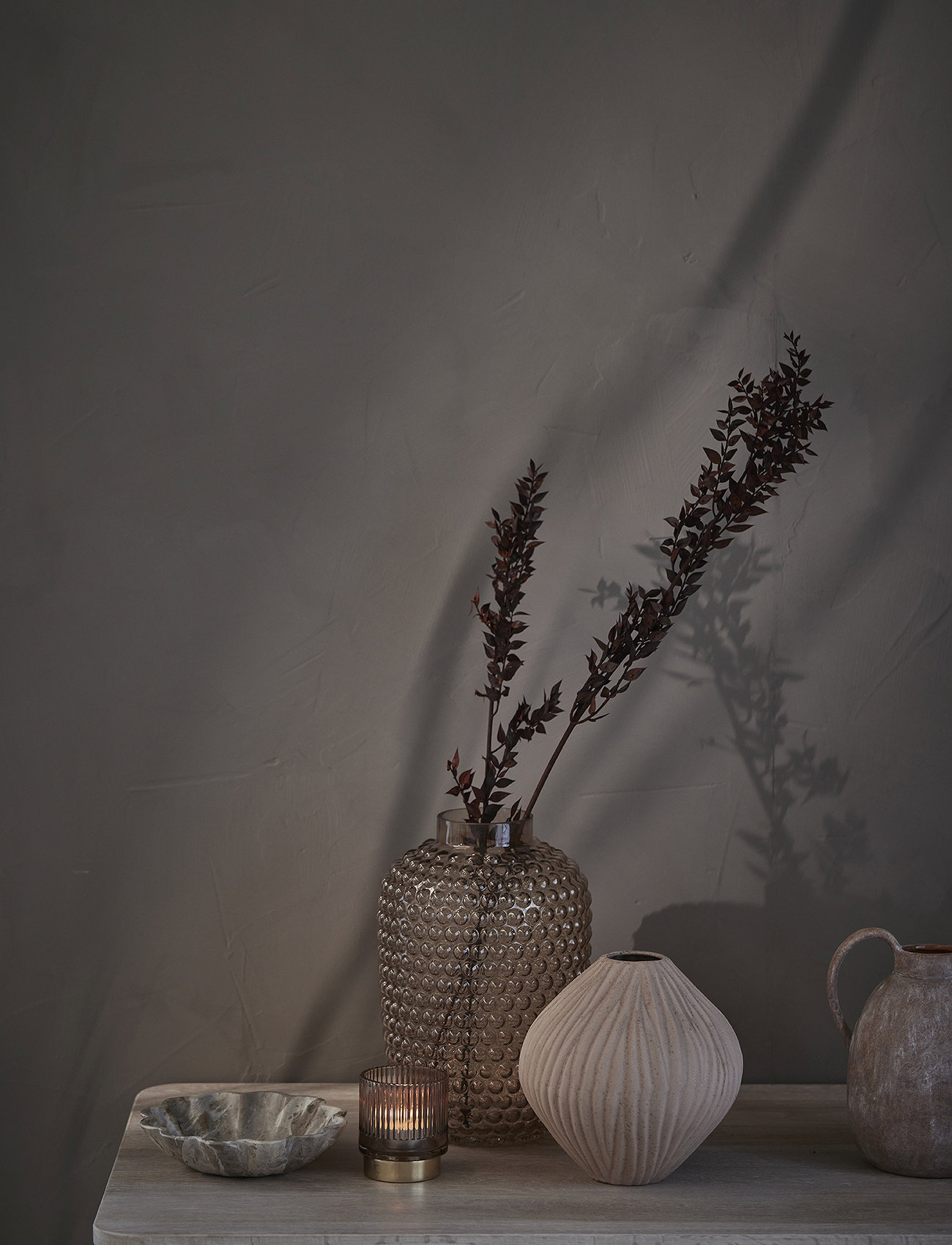 Lene Bjerre Ellia Bowl, Ø 19 cm x 19, Beige, Dekoration > Dekorative Fade, Unisex
