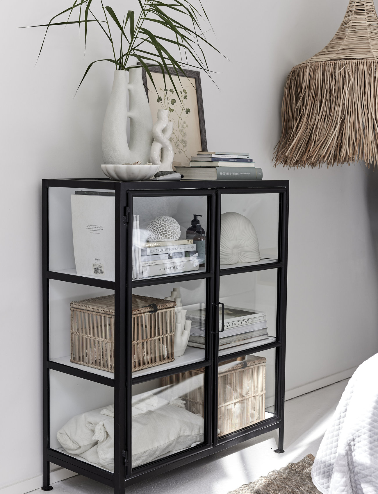 Lene Bjerre Strissie Rug, 90X60, Grey, Tæpper > Bomuldstæpper Og Kludetæpper, Unisex
