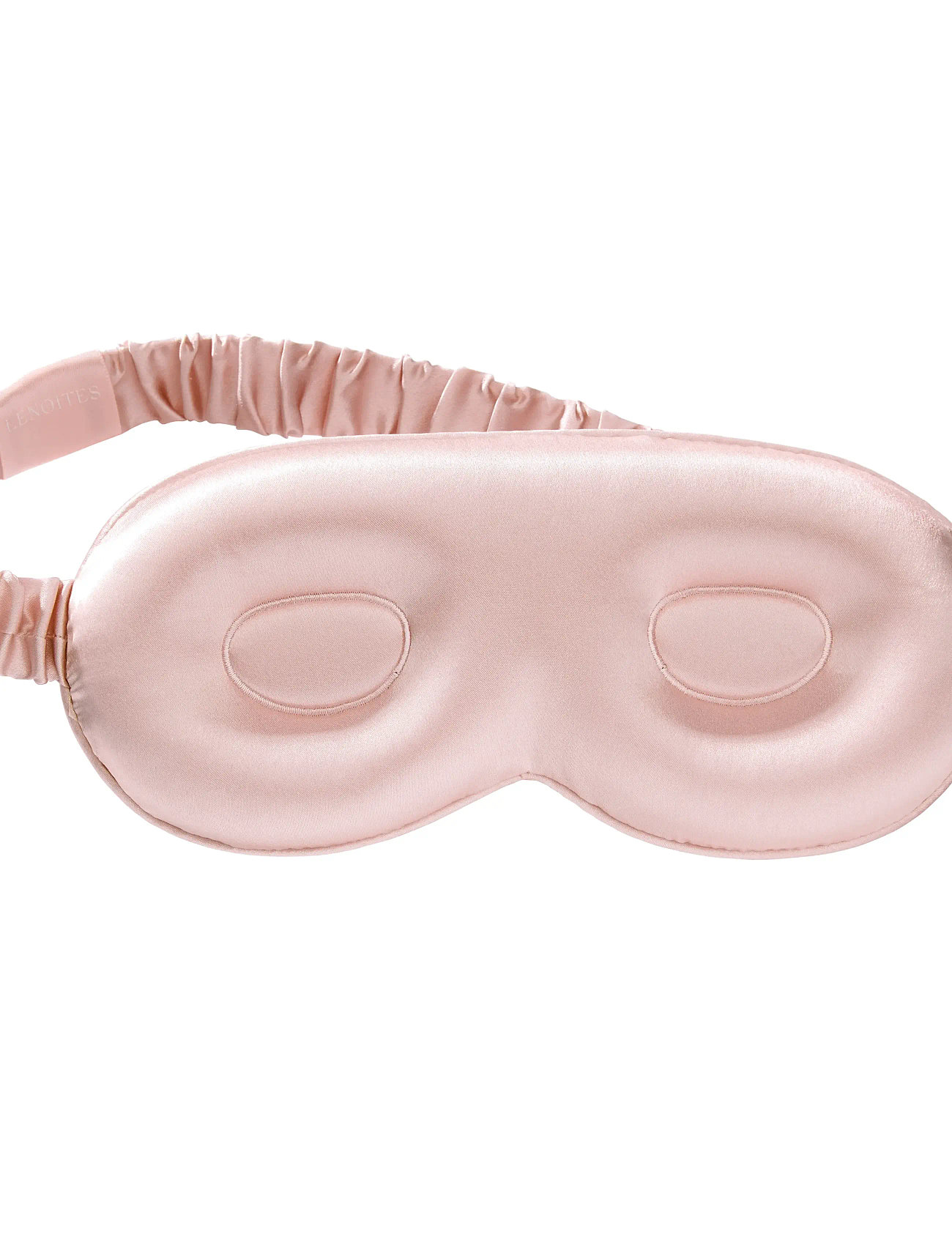 Lenoites Mulberry Silk Contour Sleep Mask Pearl Rosa