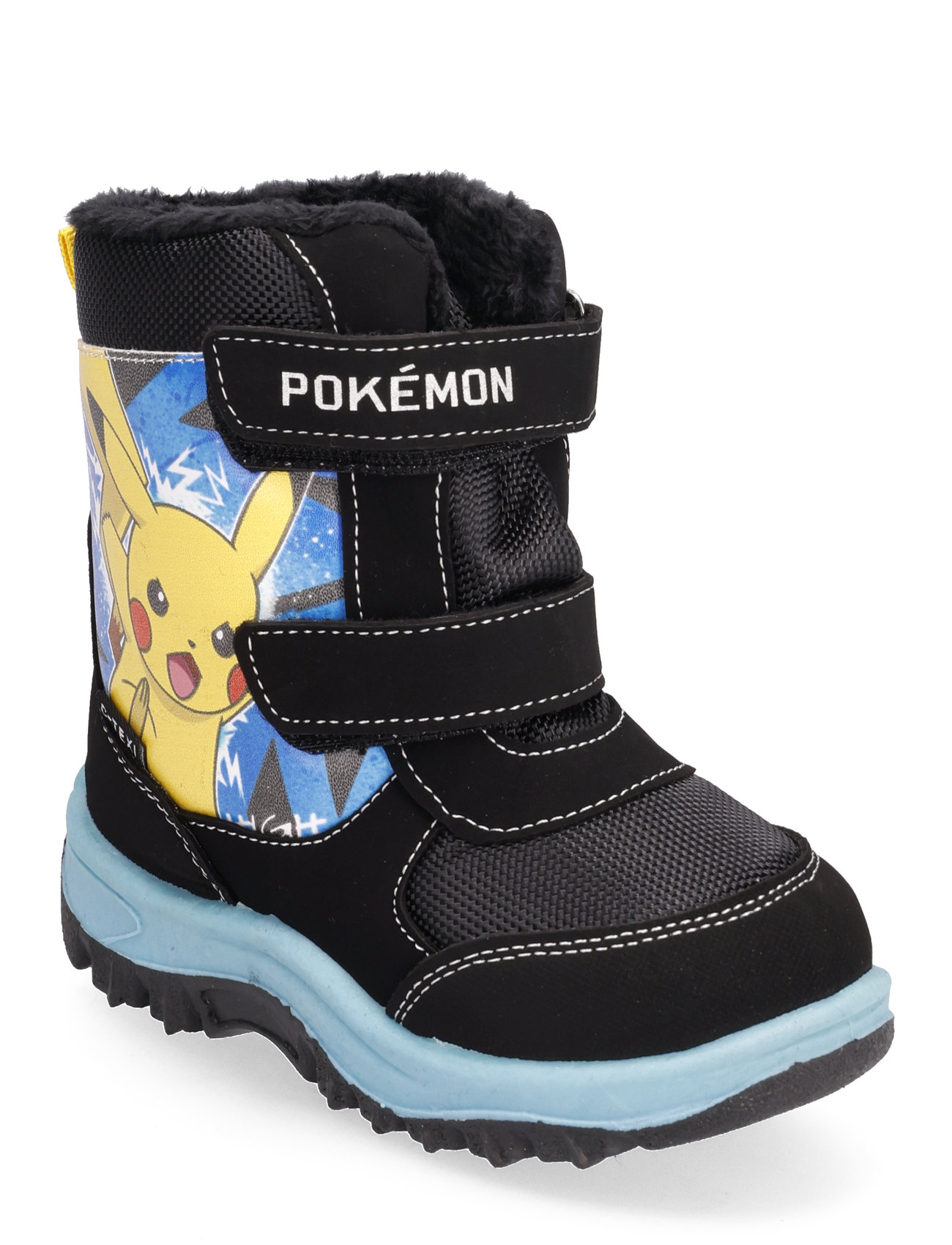 Pokemon Snowboot Vinterstøvler Med Burrebånd Black Pokemon