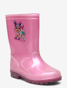 LOL Rainboots - gumijas puszābaki bez siltās oderes - pink/fuchsia