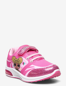LOL sneaker - blinking sneakers - fuchsia/pink