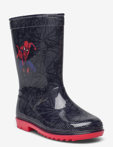 SPIDERMAN Rainboots - gummistøvler uden for - dark grey/red