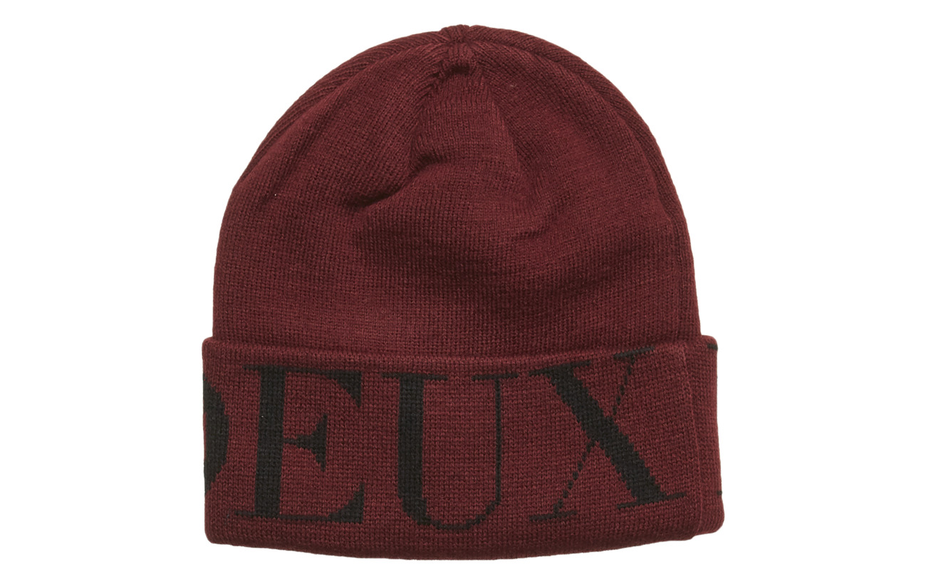 Fan Fan Les Les Beanieburgundy Deux black Deux Beanieburgundy rQBhCdstx