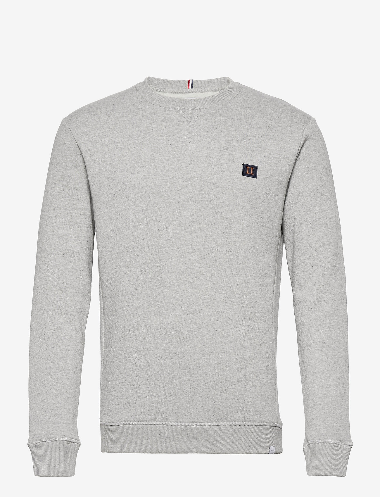 Les Deux - Piece Sweatshirt SMU - sweatshirts - light grey melange/dark navy-rusty brown - 0