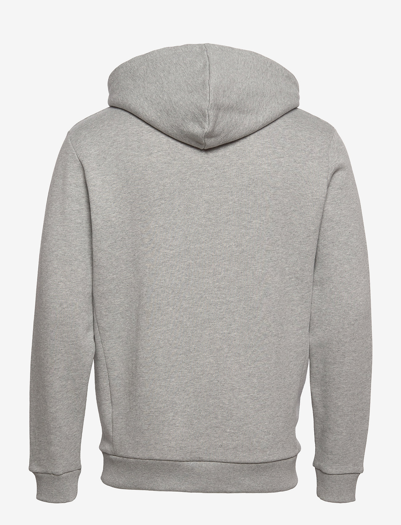 Les Deux - Piece Zipper Hoodie SMU - hoodies - light grey melange/dark navy-rusty brown - 1