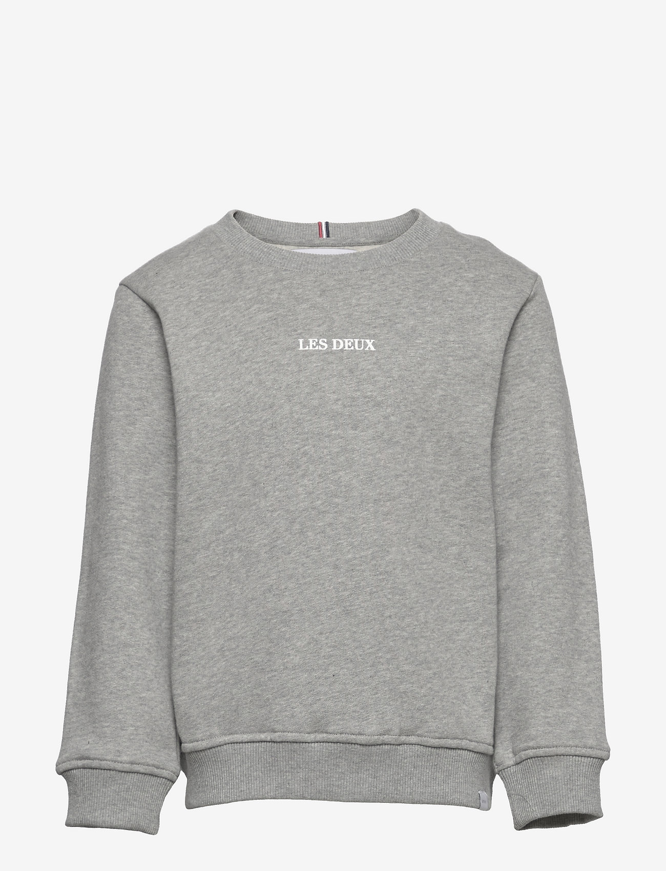 Les Deux - Lens Sweatshirt Kids - sweatshirts - light grey melange/white - 0