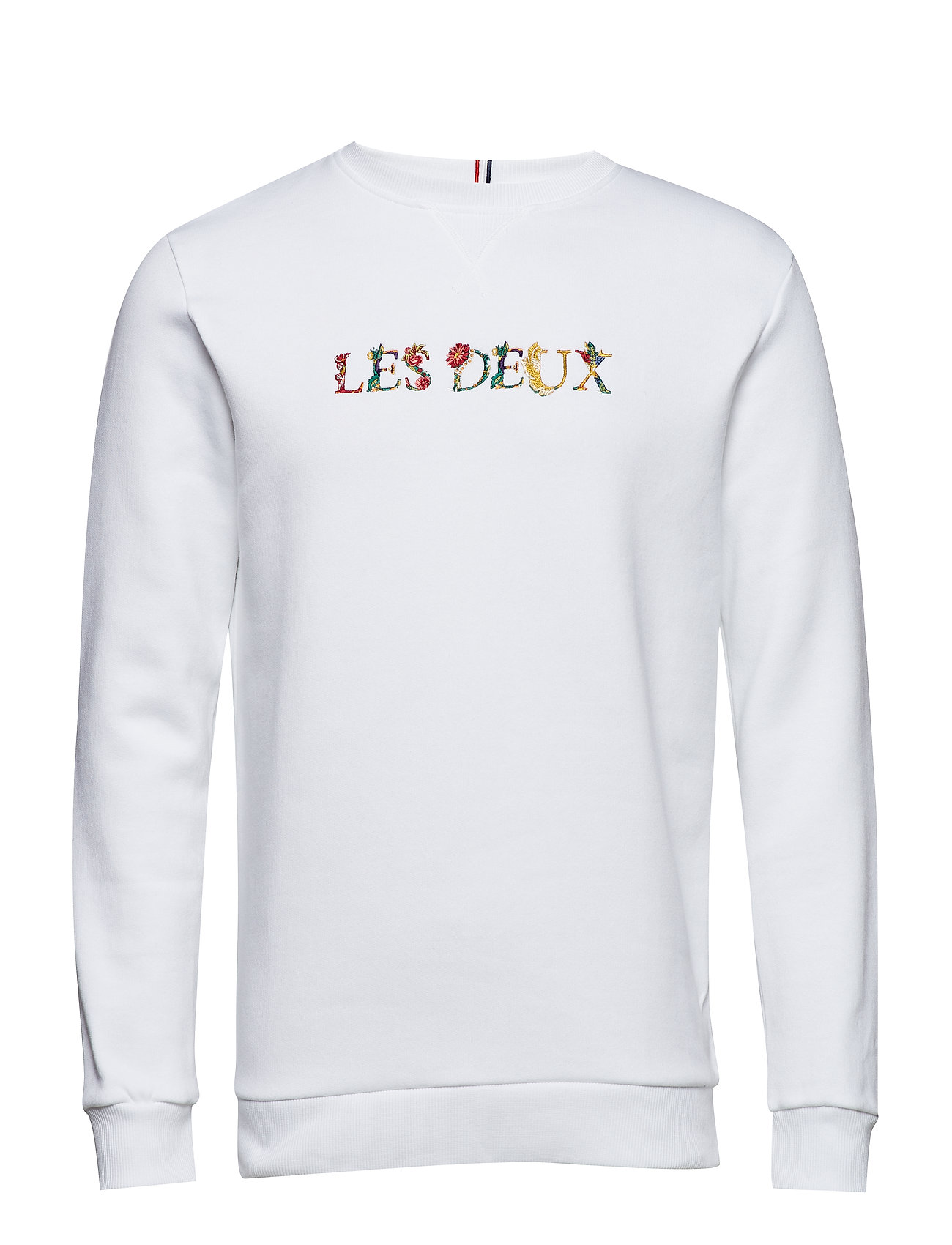 Les Deux Fleur Sweatshirt Trui Met Lange Mouwen Wit les deux kopen in de aanbieding