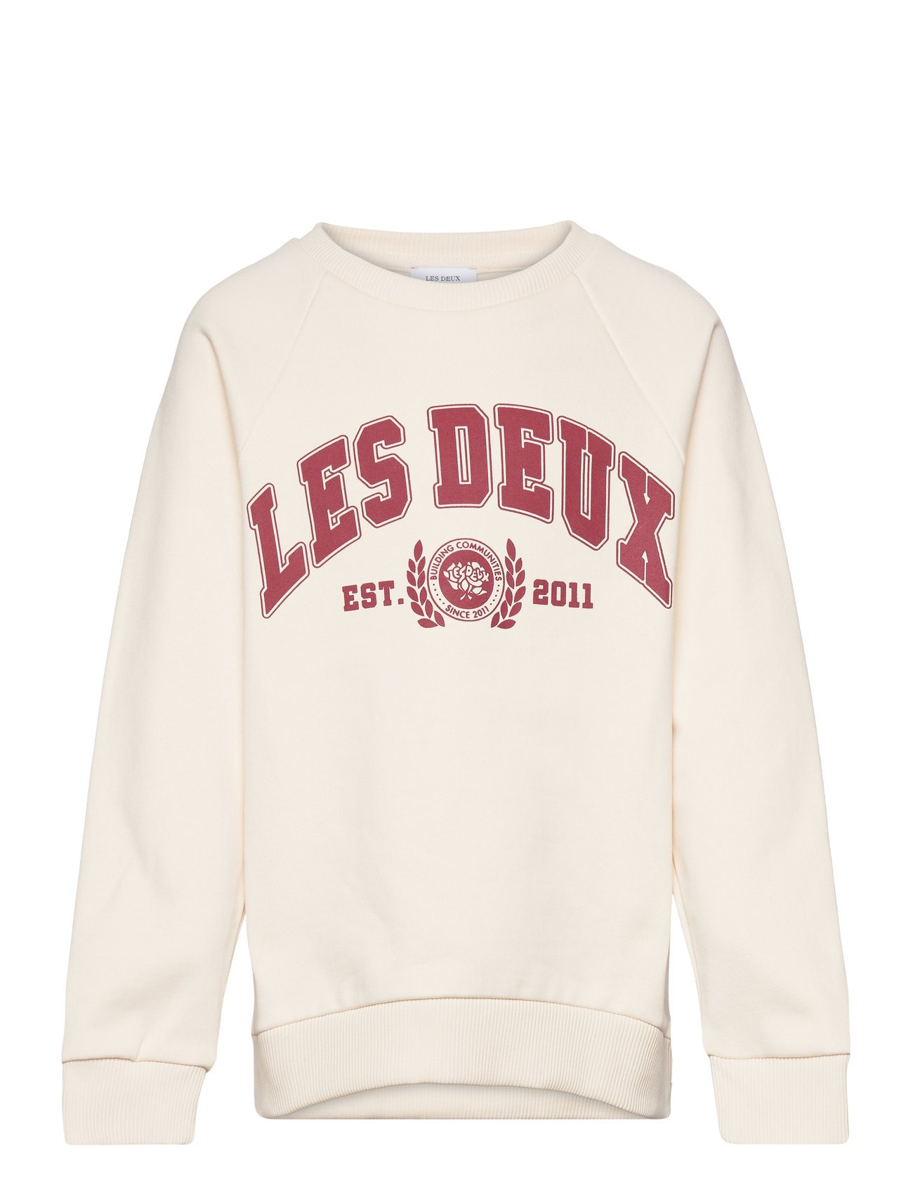 University Sweatshirt Kids Tops Sweat-shirts & Hoodies Sweat-shirts Cream Les Deux