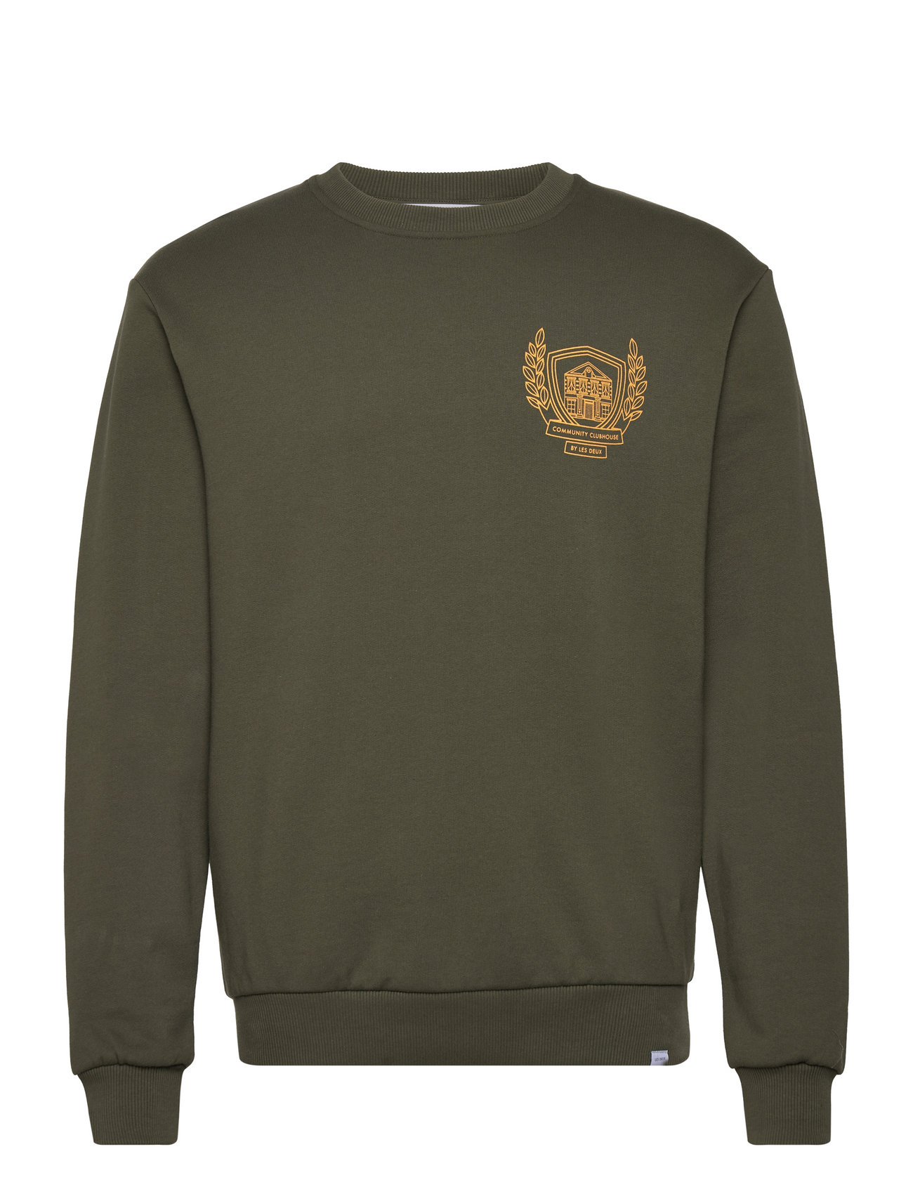 Chad Sweatshirt Tops Sweatshirts & Hoodies Sweatshirts Khaki Green Les Deux