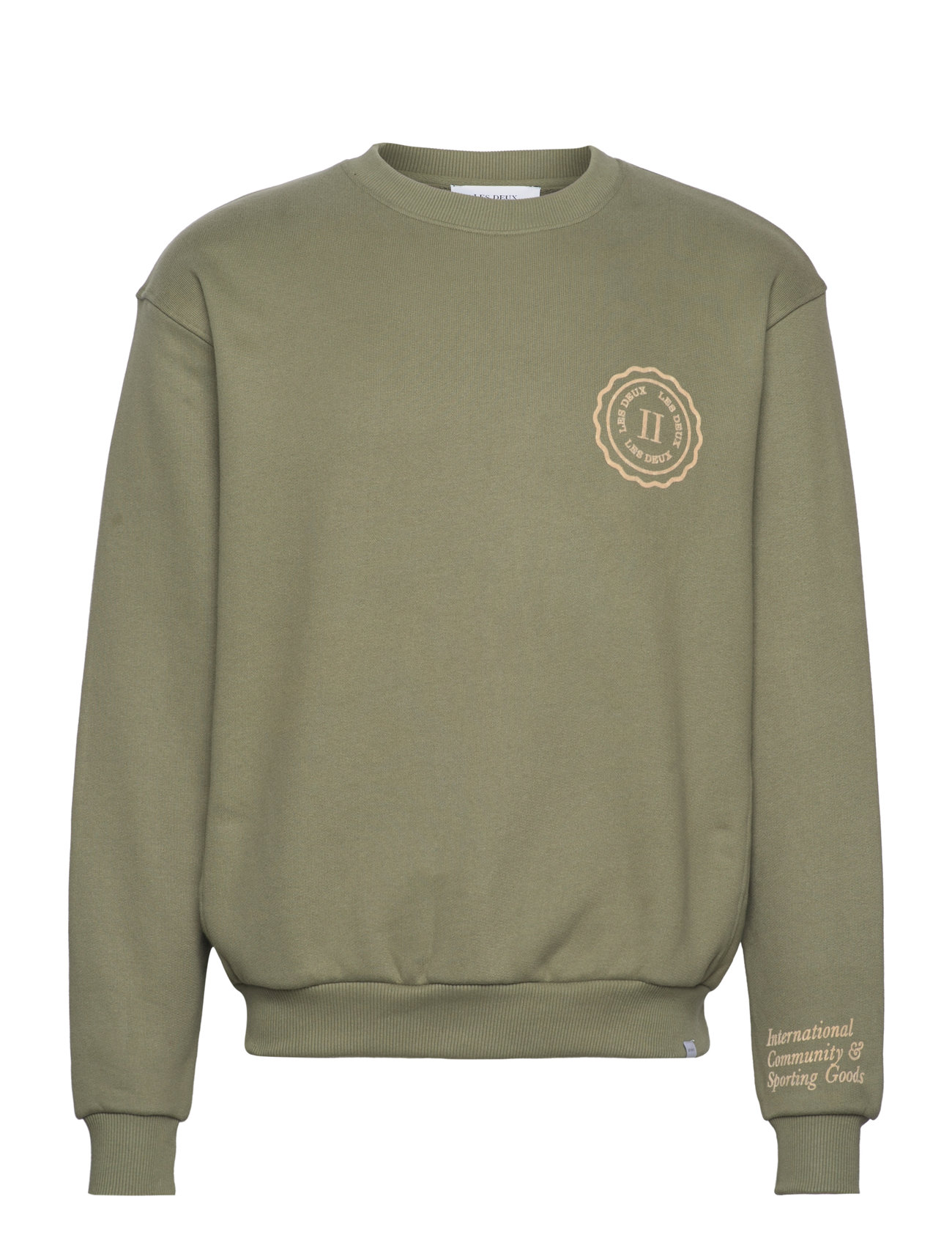 Donovan Sweatshirt Tops Sweatshirts & Hoodies Sweatshirts Green Les Deux