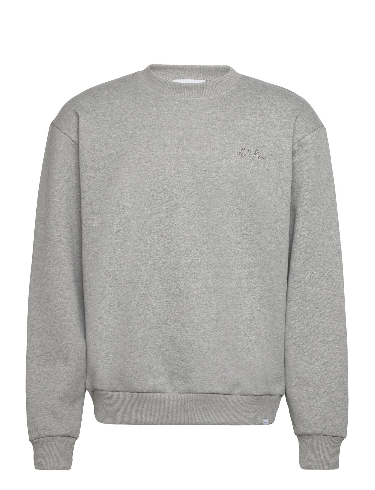 Crew Sweatshirt Tops Sweatshirts & Hoodies Hoodies Grey Les Deux