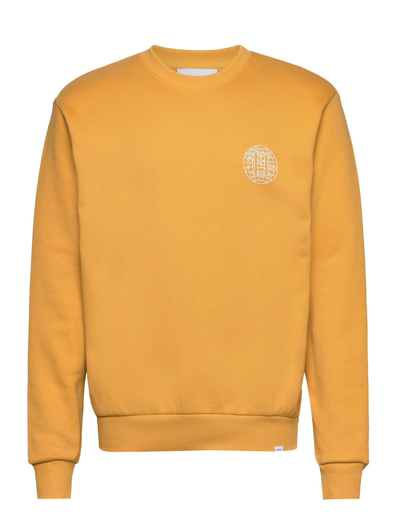Globe Sweatshirt Tops Sweatshirts & Hoodies Sweatshirts Yellow Les Deux