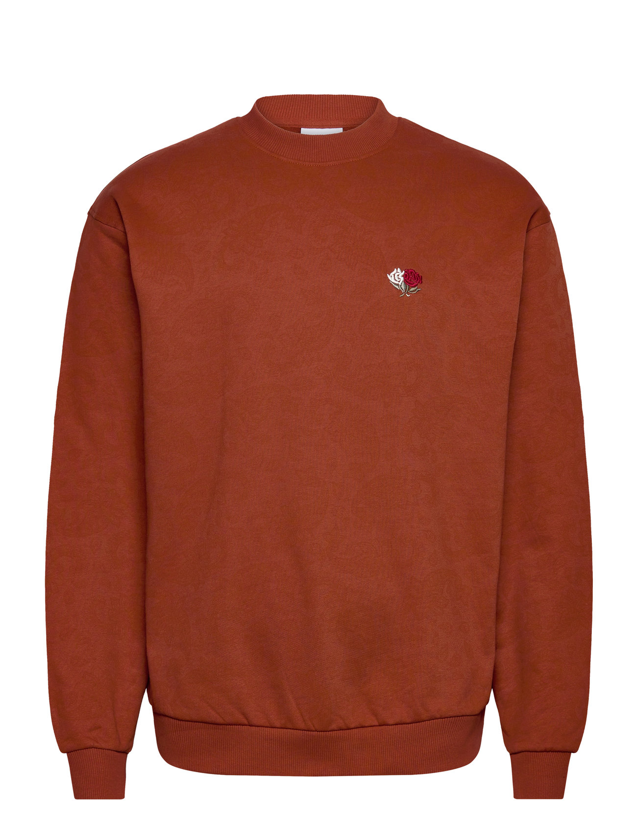 Les Deux Clyde Aop Sweatshirt Orange