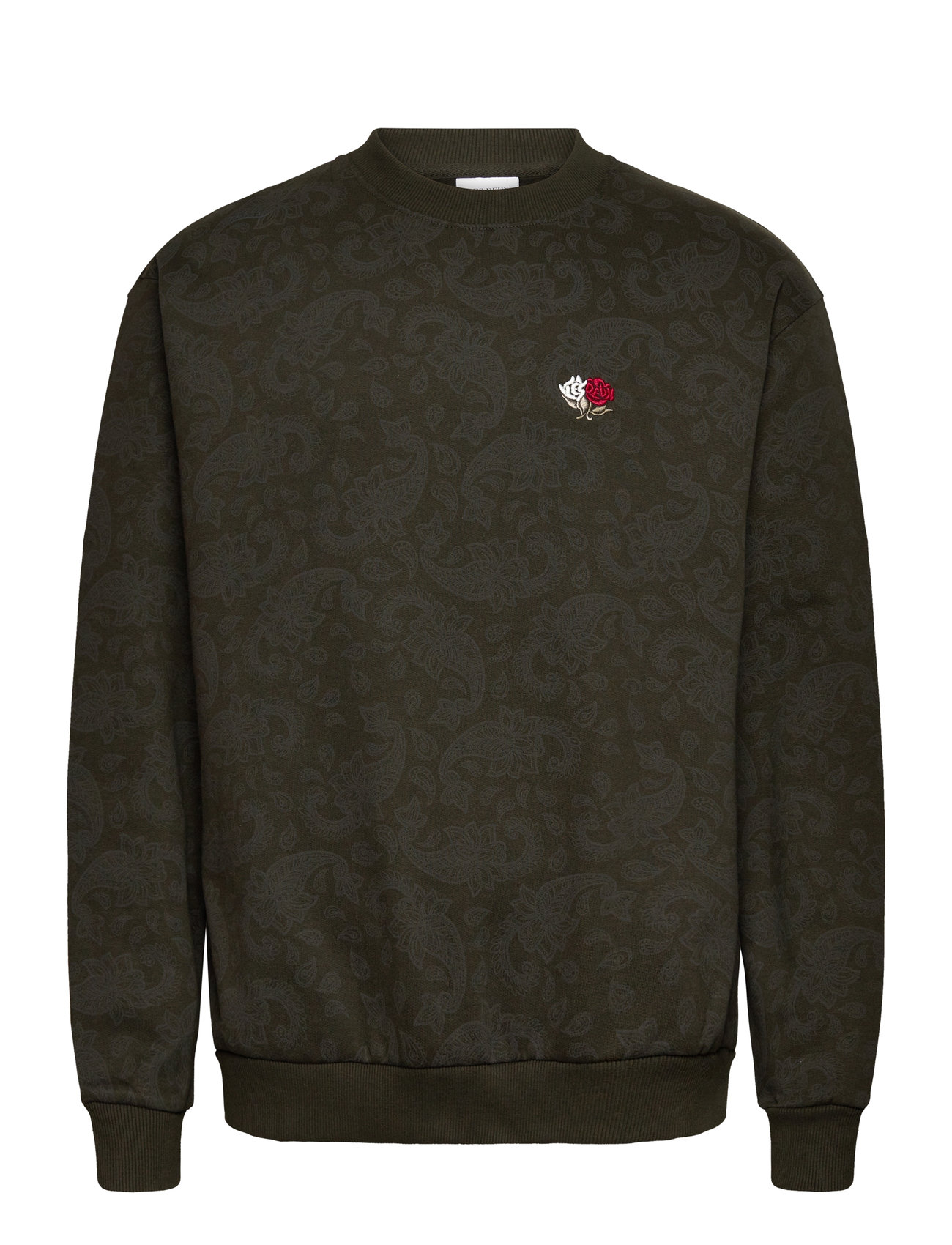 Les Deux Clyde Aop Sweatshirt Grön