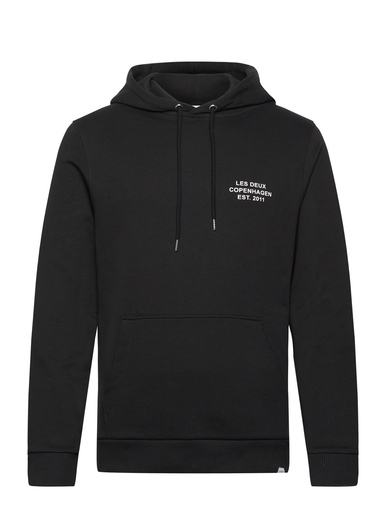 Copenhagen 2011 Hoodie Tops Sweatshirts & Hoodies Hoodies Black Les Deux