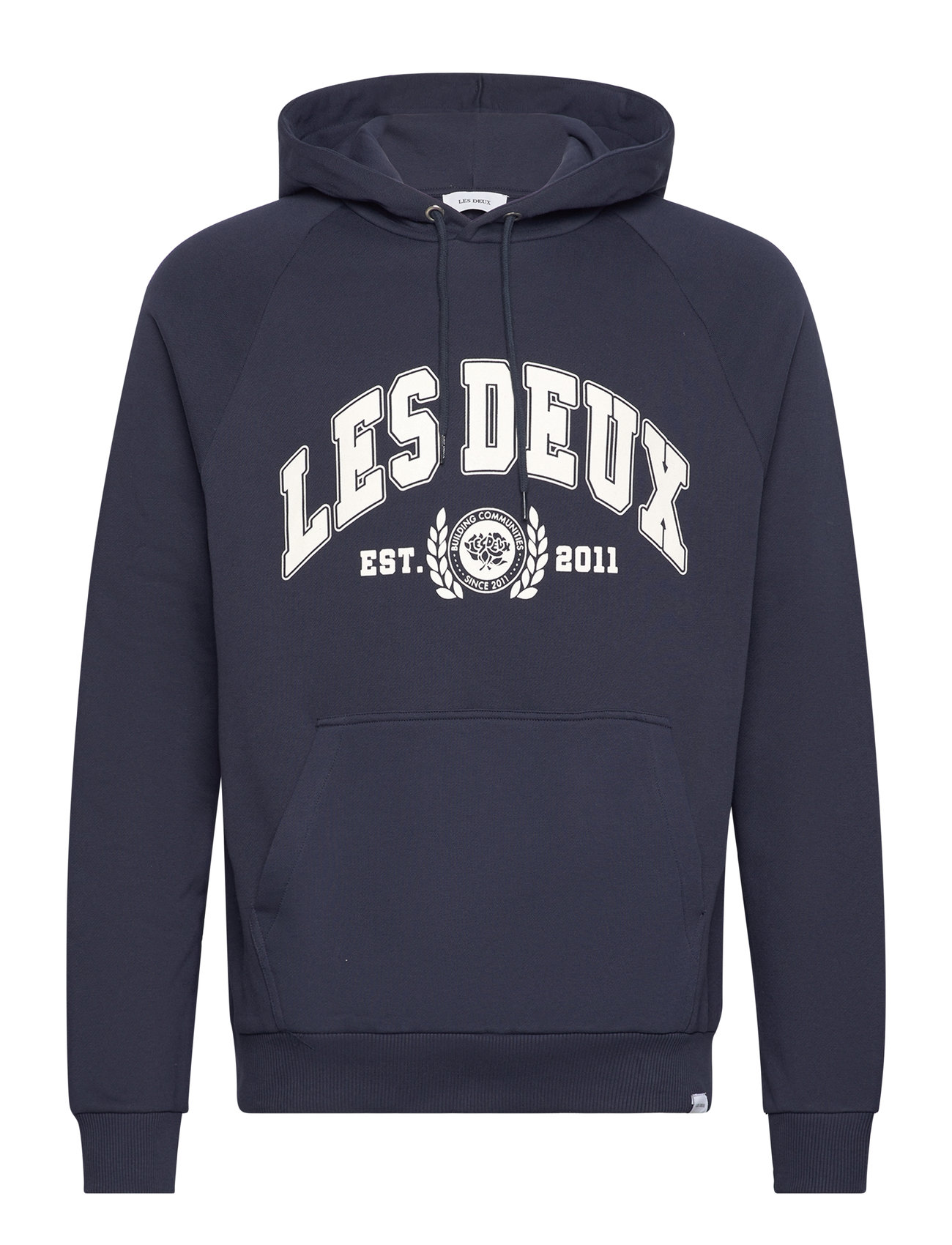 University Hoodie Tops Sweatshirts & Hoodies Hoodies Blue Les Deux