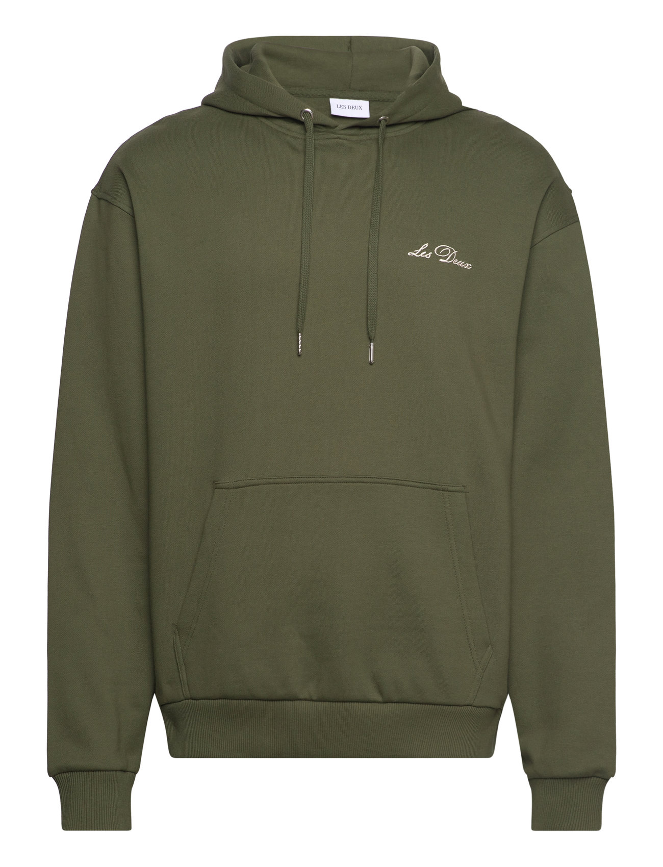 Les Deux Crew Hoodie Grön