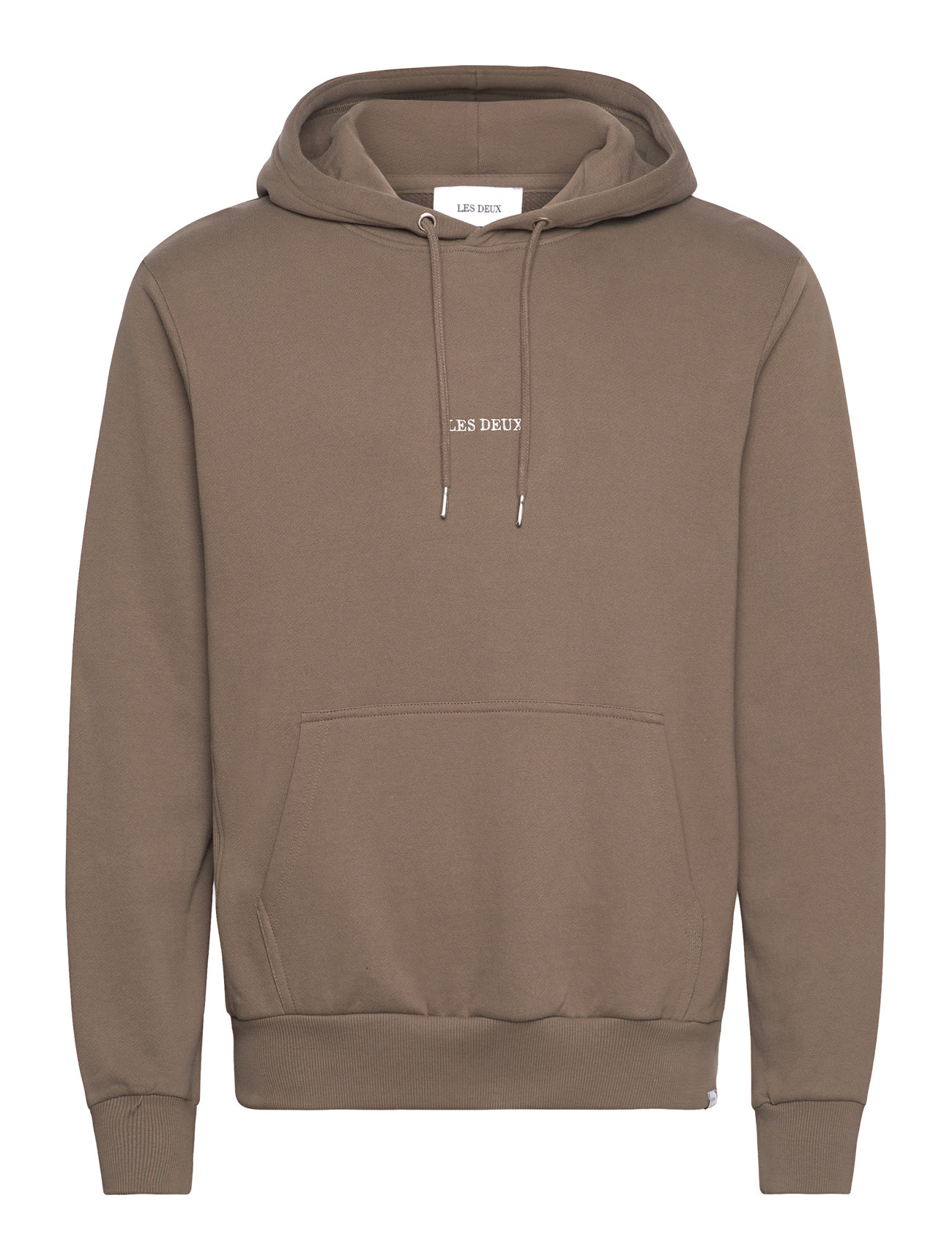 Dexter Hoodie Tops Sweatshirts & Hoodies Hoodies Brown Les Deux