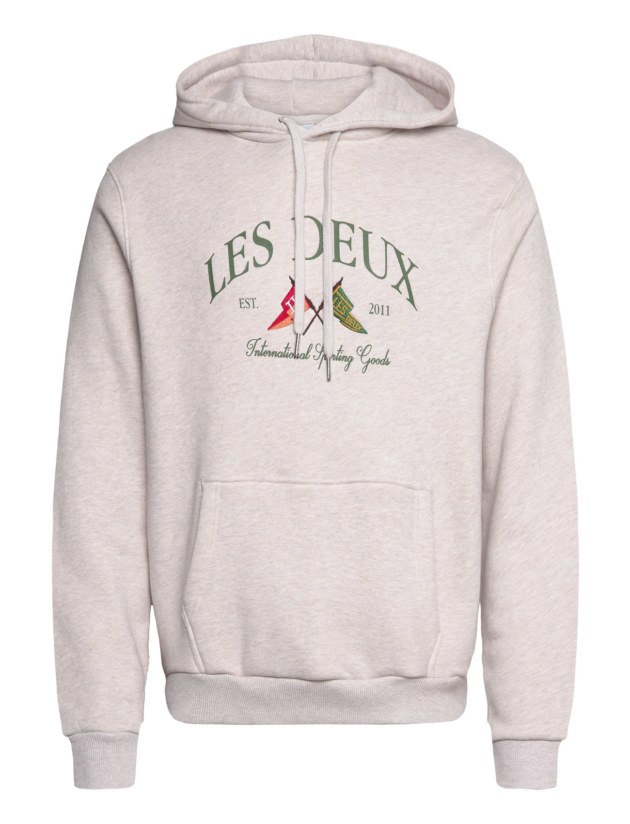 Les Deux Ivy League Hoodie Grå