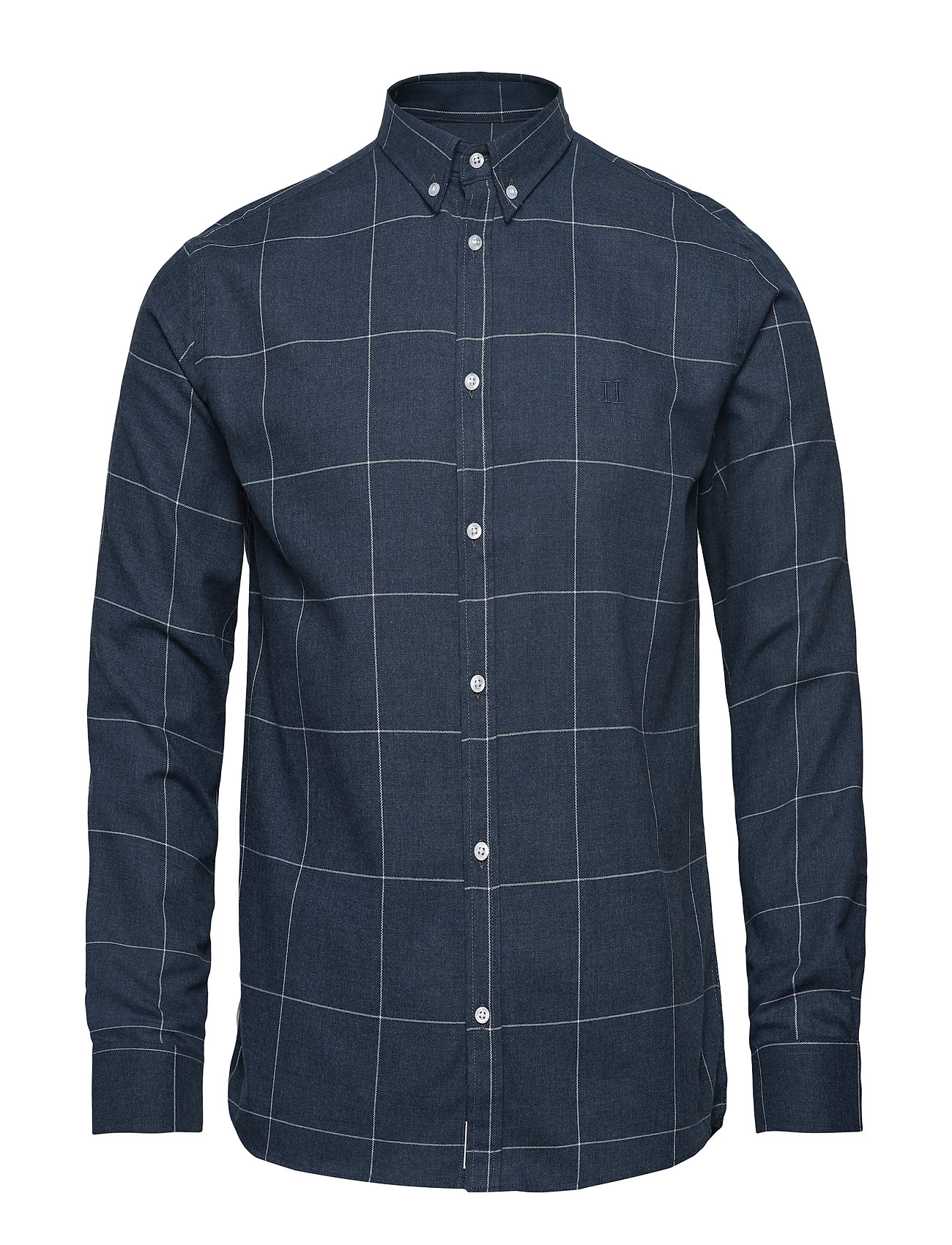 Camus Check Shirt Overhemd Business Blauw Les Deux les deux kopen in de aanbieding
