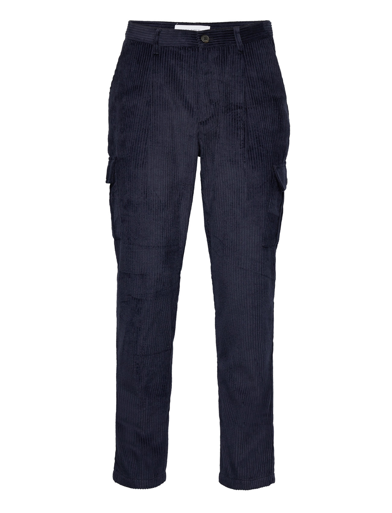 Les Deux Parker Heavy Corduroy Cargo Pants Marinblå