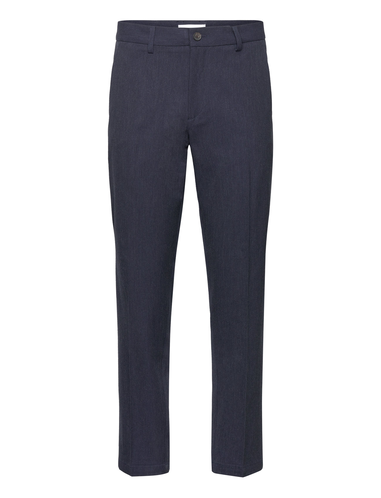 Les Deux Como Reg Wool Mélange Suit Pants Marinblå