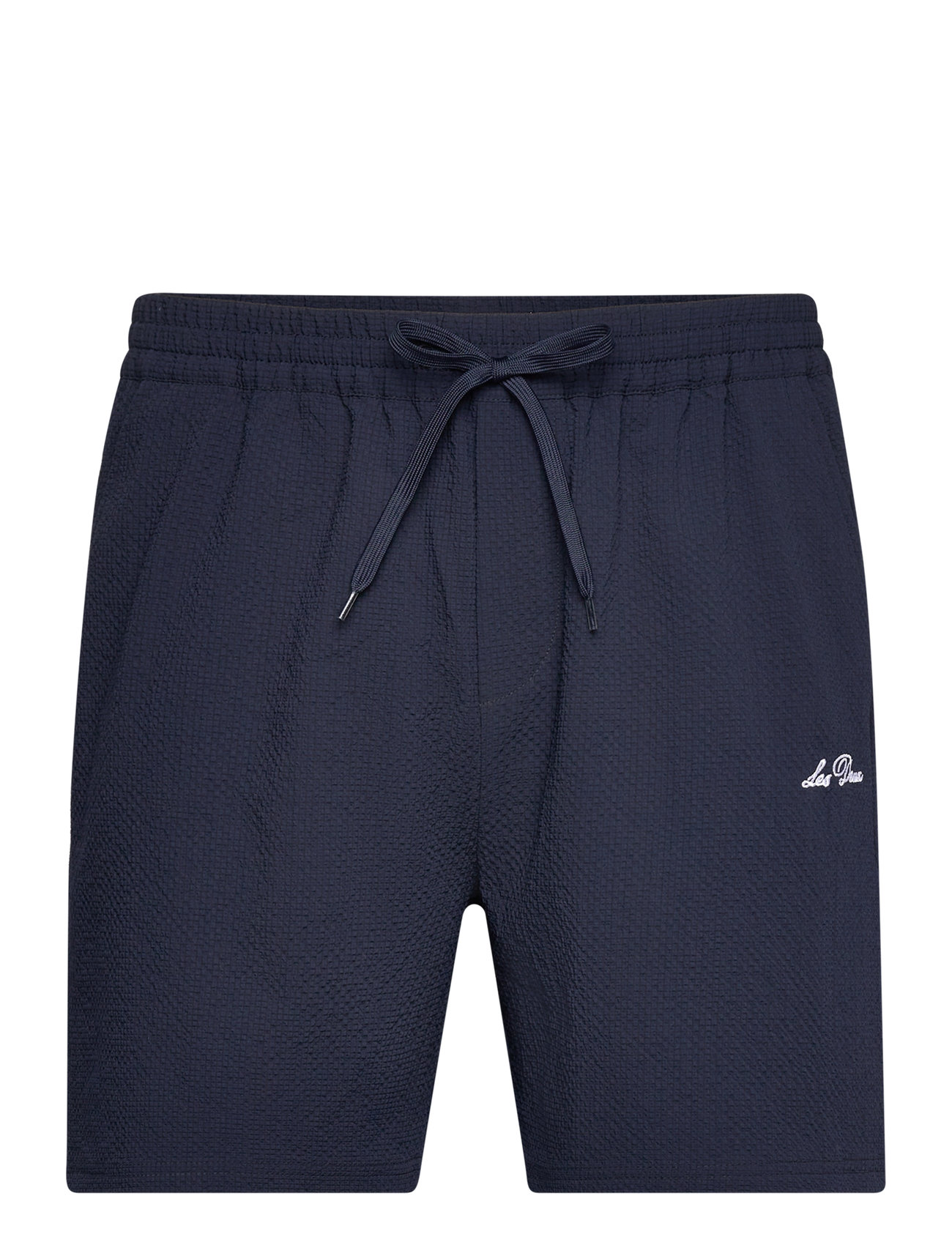 Stan Seersucker Swim Shorts 2.0 Badeshorts Navy Les Deux