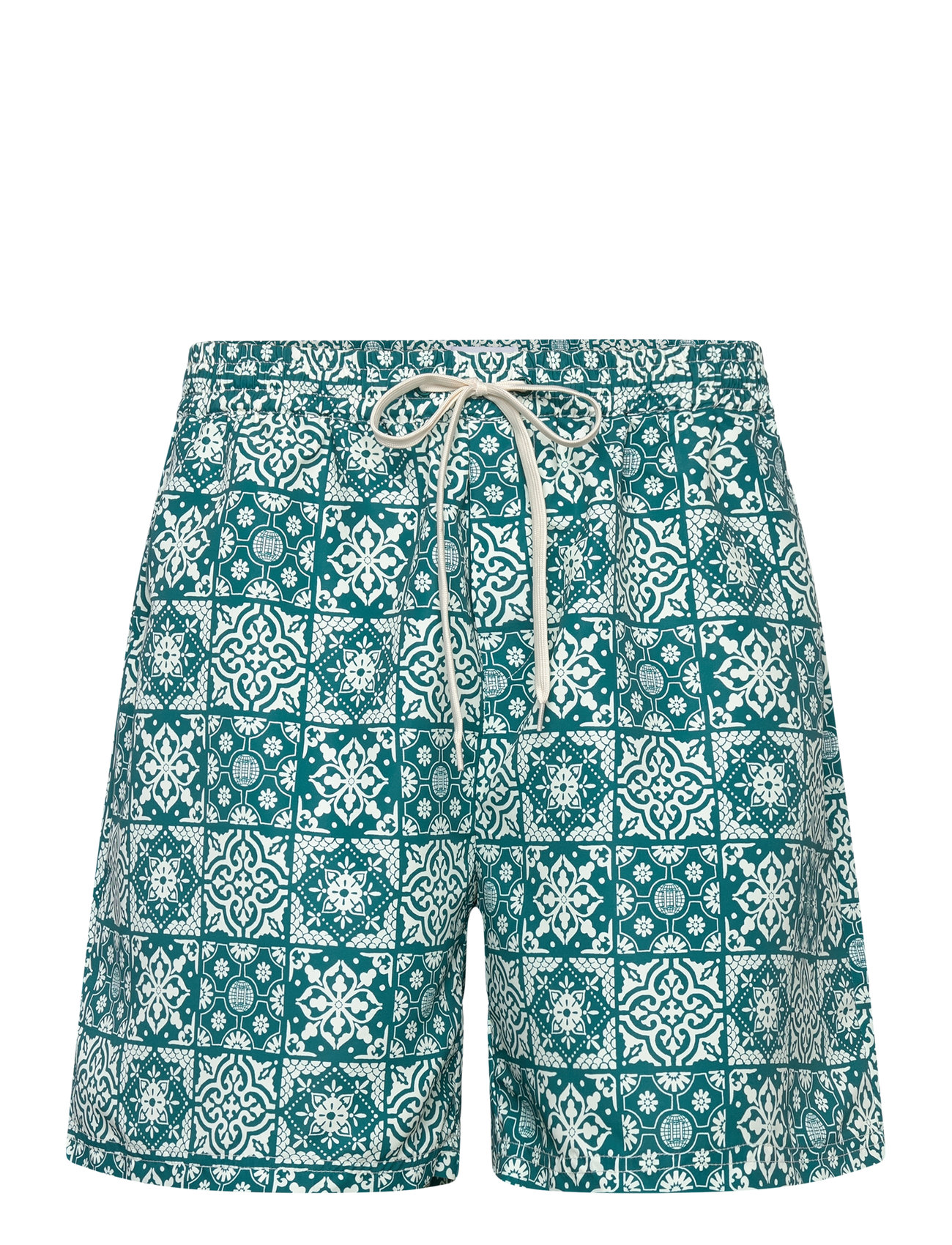 Stan Aop Swim Shorts 2.0 Badeshorts Blue Les Deux