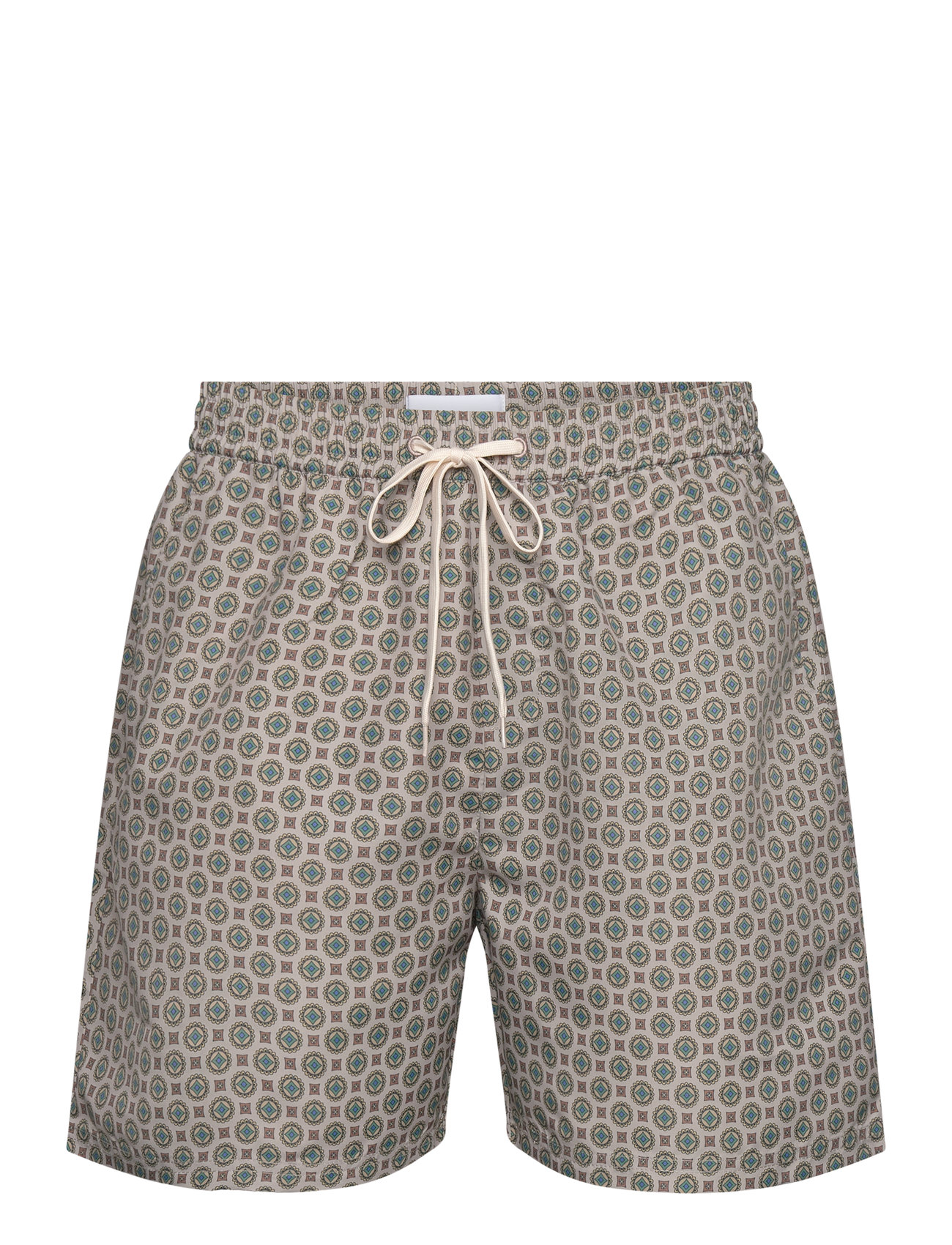 Stan Aop Swim Shorts 2.0 Badeshorts Brown Les Deux