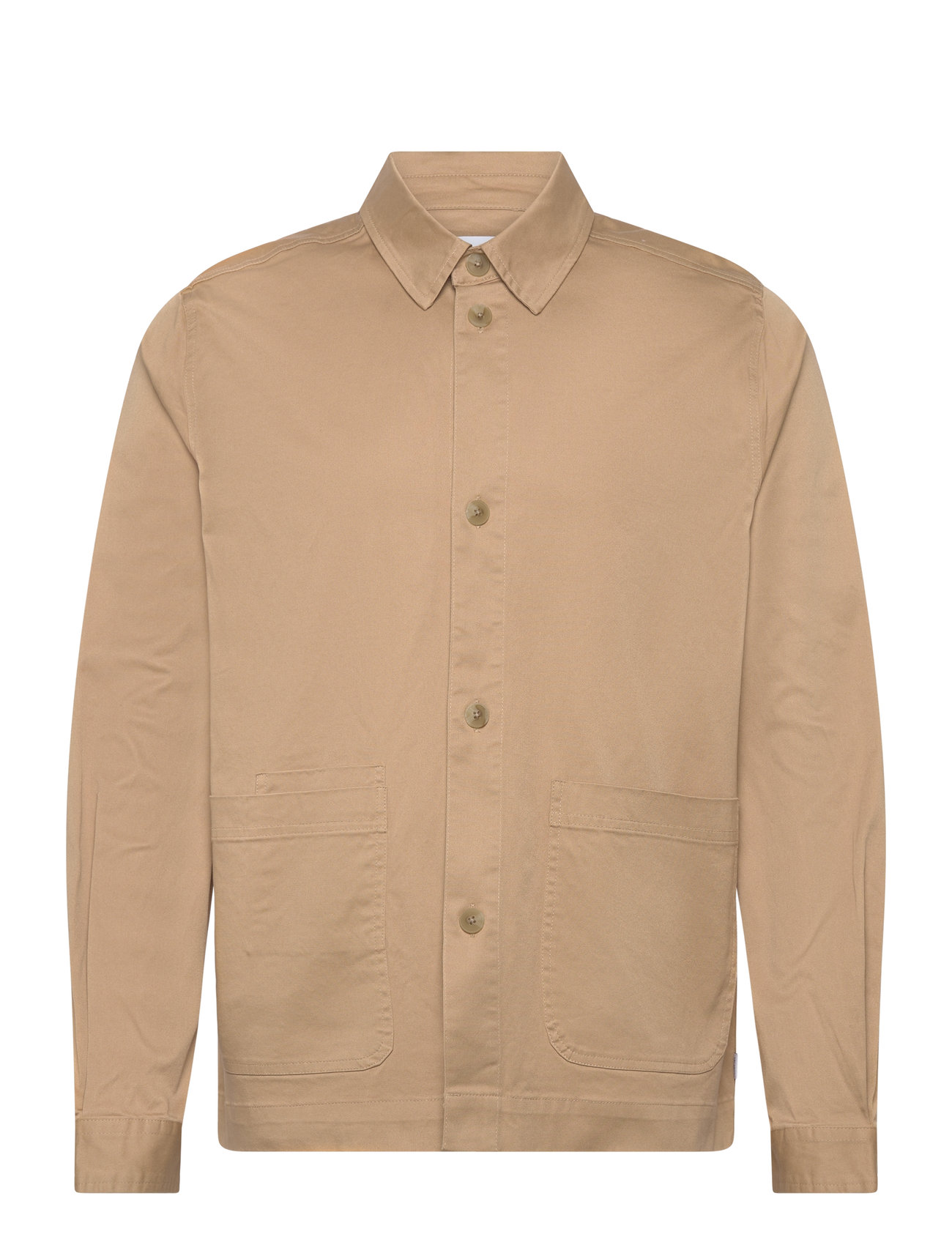 Langley Overshirt Tops Overshirts Beige Les Deux