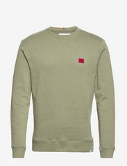 Piece Sweatshirt SMU - LICHEN GREEN/RED-BLACK