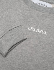 Les Deux - Lens Sweatshirt Kids - sweatshirts - light grey melange/white - 2
