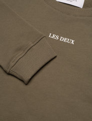 Les Deux - Lens Sweatshirt Kids - sweatshirts - olive night/ivory - 2