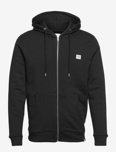 Piece Zipper Hoodie SMU - hoodies - black/off white-royal blue