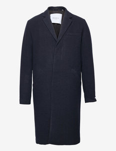 Matthew Wool Coat - winter coats - dark navy/black