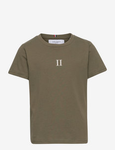 Mini Encore T-shirt Kids - plain short-sleeved t-shirts - olive night/oyster gray