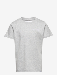 Diego T-shirt Kids - t-shirts - light grey melange/white