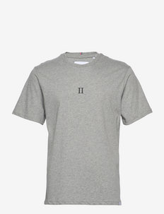 Mini Encore Organic T-Shirt - kortærmede t-shirts - light grey melange/raven