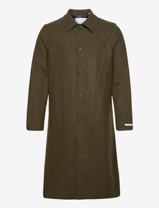 Morgan Wool Car Coat - winter coats - olive night
