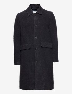 Milo Bouclé Coat - winter coats - dark navy